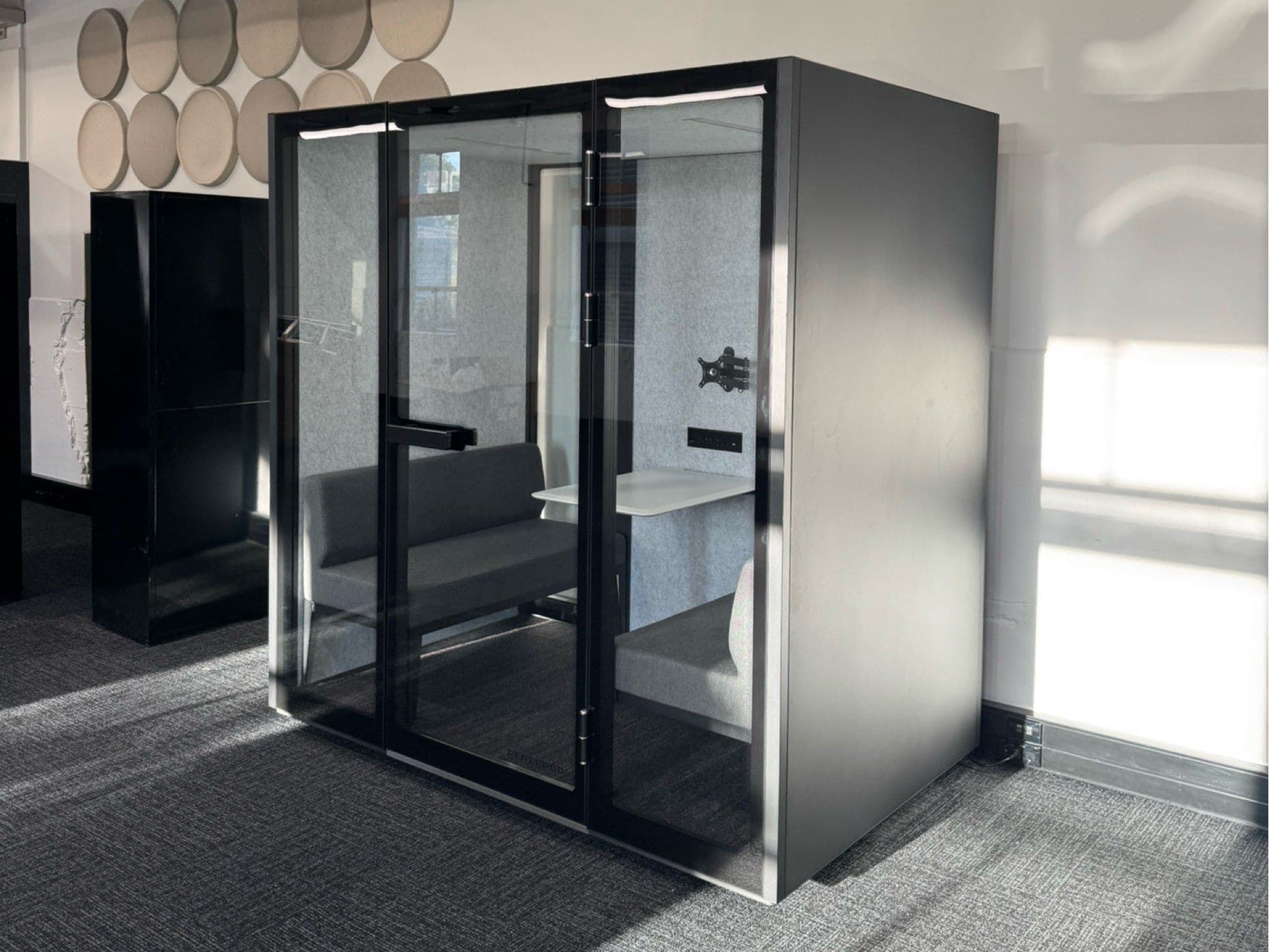 A Peacepod installed in a client office